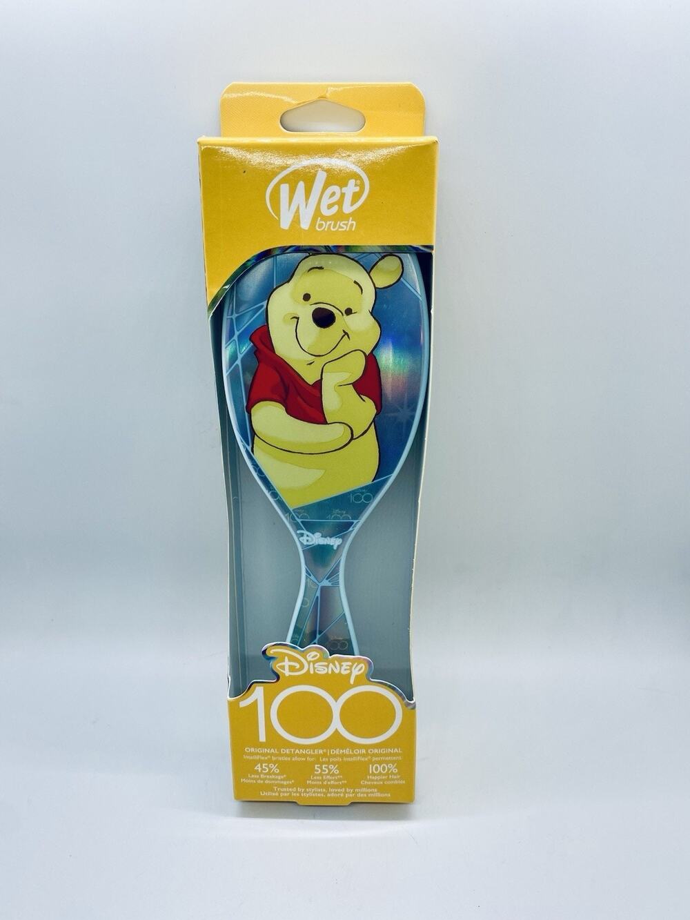 Wet Brush Original Detangler Disney 100 Winnie the Pooh Hair Brush New
